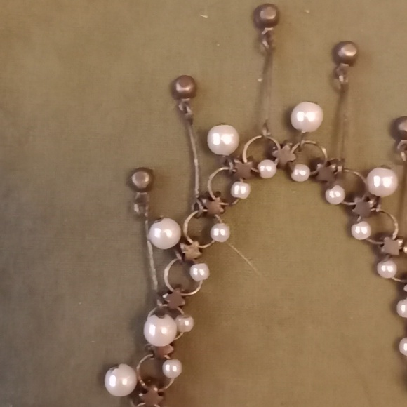 Dainty pearls-rhinestones #819 - Picture 4 of 5